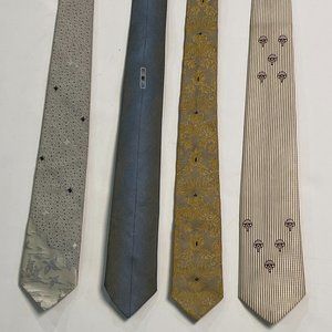 Retro narrow ties